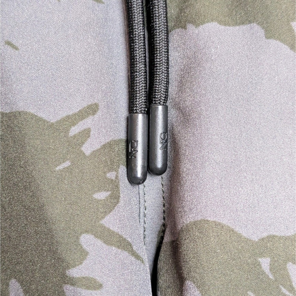 NFQ Shorts Mens Large Camo 5" Inseam Lined Grey Athletic Gym Running Training - Picture 3 of 12